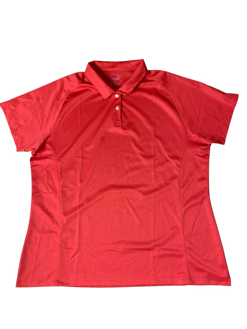 Puma DryCELL Short Sleeve Athletic Golf Polo Shirt Red Size 3XL
